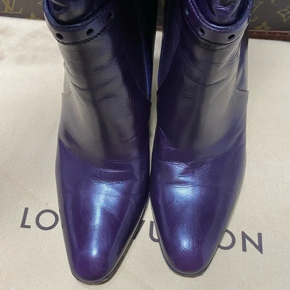 Purple Gucci boots - Picture 3 of 12